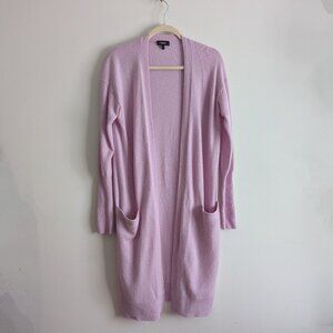 Theory Cashmere Long Cardigan in Lilac sz S